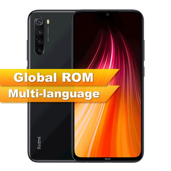 Global ROM Xiaomi Redmi Note 8 4GB 64GB Smartphone Snapdragon  665 Octa Core  6.3” 48MP  Rear Camera 4000mAh Support 18W Phone