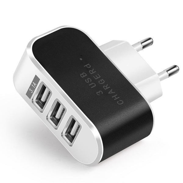 Preolio Portable Multi USB Phone Charger For iPhone 7 8 Plus X XR Wall Adapter USB Charger For Xiaomi For Samsung S9 S10 Plus