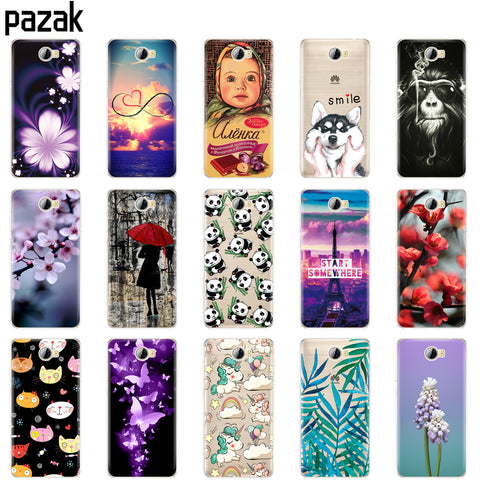 Silicone Case FOR Huawei Y5 II Y5 2 / Y6 II Compact / Russia Honor 5A LYO-L21 case soft tpu back cover phone for protective bags