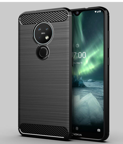 For Nokia 7.2 Case Silicone Rugged Armor Soft Cover Case For Nokia 6.2 2019 Phone Cases Fundas Coque