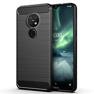 For Nokia 7.2 Case Silicone Rugged Armor Soft Cover Case For Nokia 6.2 2019 Phone Cases Fundas Coque