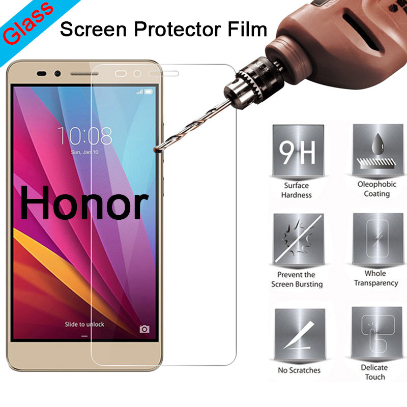 Tempered Glass for Honor 8X 7X 6X 5X 4X 3X Max Phone Film Protective Screen Protector Film for Huawei Honor 6C Pro 4C 5C Glass