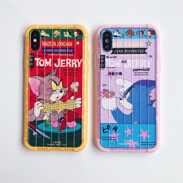 Cartoon Phone Back Case For Etui iPhone 6 6S 7 8 Plus X XR XS MAX 11 Pro Max Cover For iPhone XS Cute Cat Soft TPU Coque