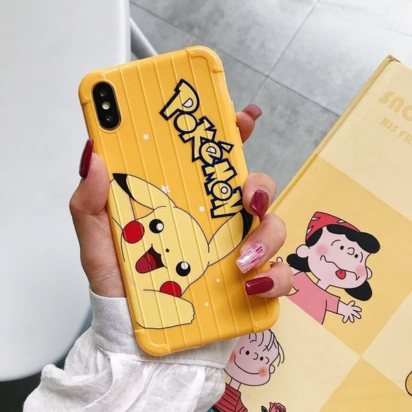 Cartoon Phone Back Case For Etui iPhone 6 6S 7 8 Plus X XR XS MAX 11 Pro Max Cover For iPhone XS Cute Cat Soft TPU Coque