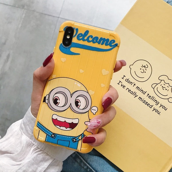 Cartoon Phone Back Case For Etui iPhone 6 6S 7 8 Plus X XR XS MAX 11 Pro Max Cover For iPhone XS Cute Cat Soft TPU Coque