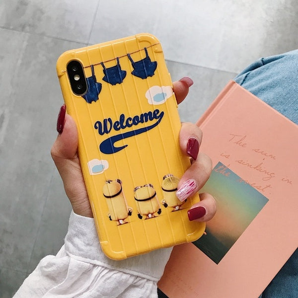 Cartoon Phone Back Case For Etui iPhone 6 6S 7 8 Plus X XR XS MAX 11 Pro Max Cover For iPhone XS Cute Cat Soft TPU Coque