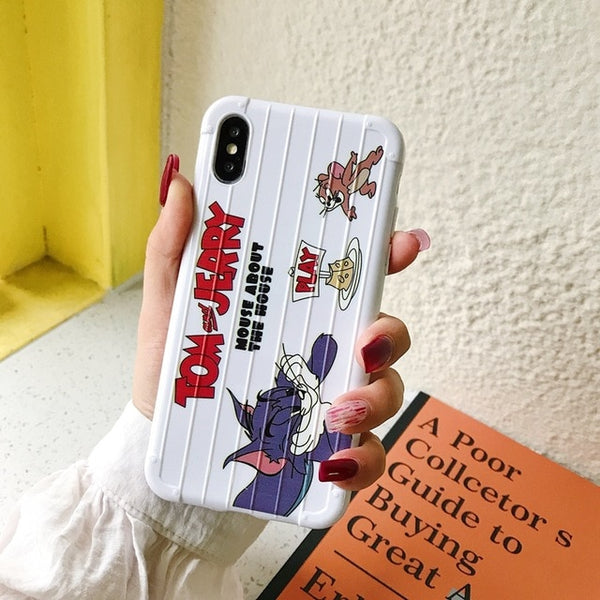 Cartoon Phone Back Case For Etui iPhone 6 6S 7 8 Plus X XR XS MAX 11 Pro Max Cover For iPhone XS Cute Cat Soft TPU Coque