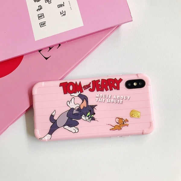 Cartoon Phone Back Case For Etui iPhone 6 6S 7 8 Plus X XR XS MAX 11 Pro Max Cover For iPhone XS Cute Cat Soft TPU Coque