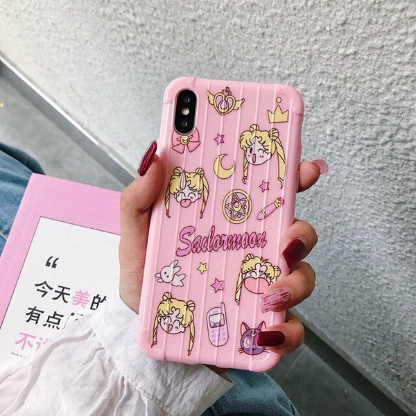 Cartoon Phone Back Case For Etui iPhone 6 6S 7 8 Plus X XR XS MAX 11 Pro Max Cover For iPhone XS Cute Cat Soft TPU Coque