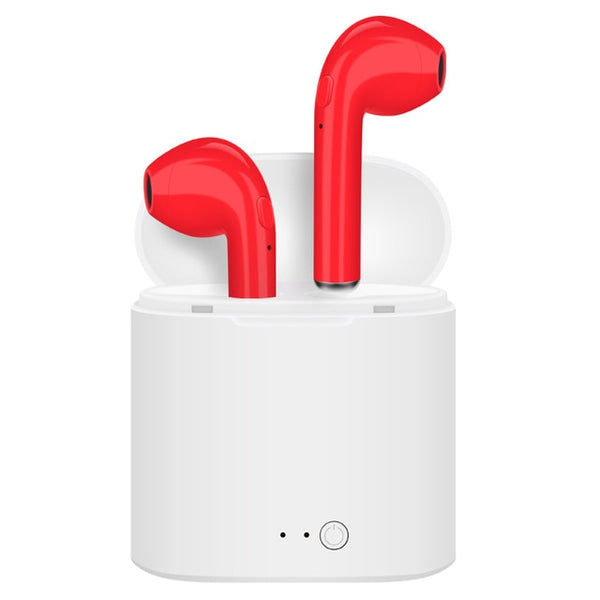 Bluetooth Earphone I7s TWS Headphones Wireless Earphones With Mic Charging Pods Headset for iPhone Xiaomi Samsung Huawei Phone