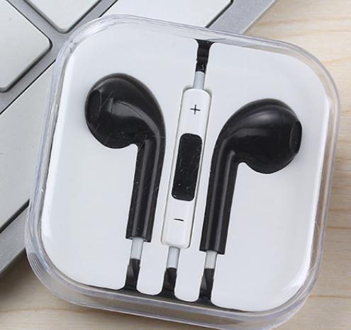 colorful mobile phone earphone 3.5mm handfree phone headset with MIC headphone for iphone earphones