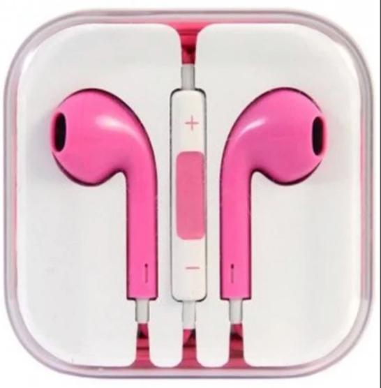 colorful mobile phone earphone 3.5mm handfree phone headset with MIC headphone for iphone earphones