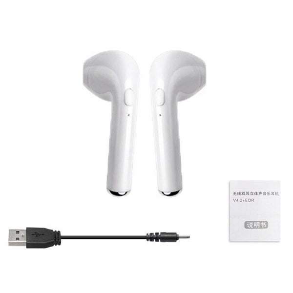 in-ear for I7 i7s tws Bluetooth Earphone Earbuds Headset wireless headphone With Mic with charging box can choose PK i9 i11 i12