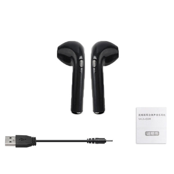 in-ear for I7 i7s tws Bluetooth Earphone Earbuds Headset wireless headphone With Mic with charging box can choose PK i9 i11 i12