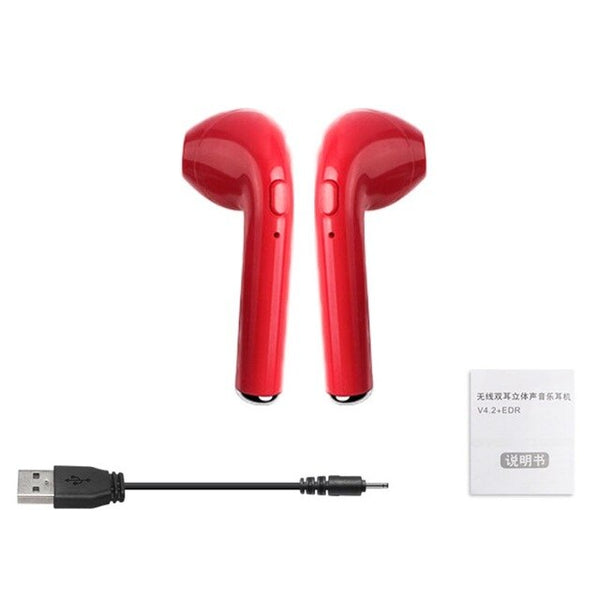 in-ear for I7 i7s tws Bluetooth Earphone Earbuds Headset wireless headphone With Mic with charging box can choose PK i9 i11 i12