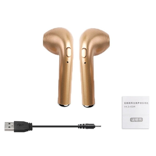 in-ear for I7 i7s tws Bluetooth Earphone Earbuds Headset wireless headphone With Mic with charging box can choose PK i9 i11 i12