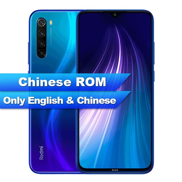 Global ROM Xiaomi Redmi Note 8 64GB 4GB Smartphone Snapdragon  665 Octa Core  6.3” 48MP  Rear Camera 4000mAh Support 18W Phone