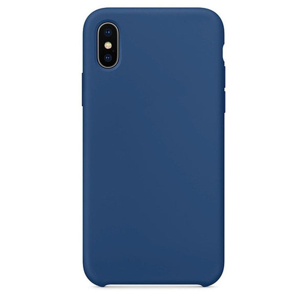 Original Silicone Case For iPhone XR X XS Max Case For Apple iPhone 7 8 Plus Cases For iPhone 6 6s Plus Cover With LOGO Official