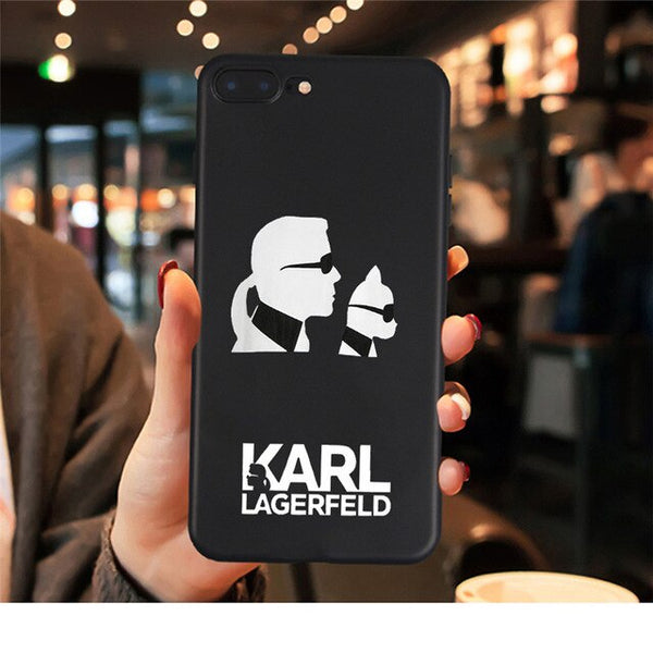 For iPhone X 7 Plus XS case Karl Funny TPU Soft Silicone case Cover For iPhone 6S 8 6 Plus XS Max Case phone Case