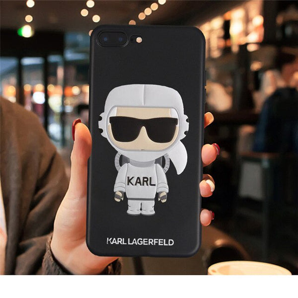 For iPhone X 7 Plus XS case Karl Funny TPU Soft Silicone case Cover For iPhone 6S 8 6 Plus XS Max Case phone Case