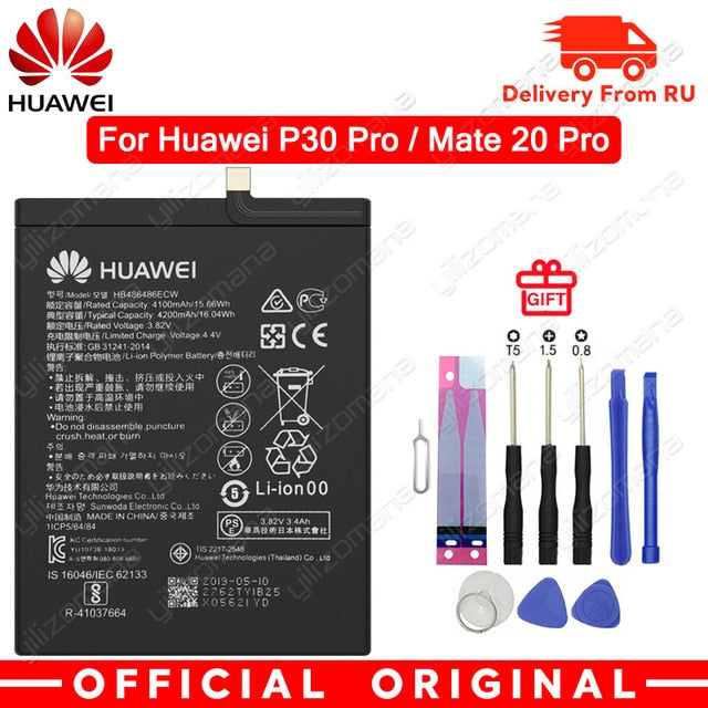 Hua Wei Orginal Phone Battery HB366481ECW For Huawei honor 8 honor 8 lite honor 5C Ascend P9 huawei P10 P9 Lite G9 3000mAh