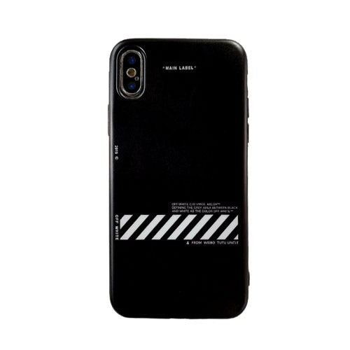 new fashion of Twill stripes case for iphone X XR XS MAX 7 8 6 6S plus luxury white arrow soft silicon phone cover coque capa