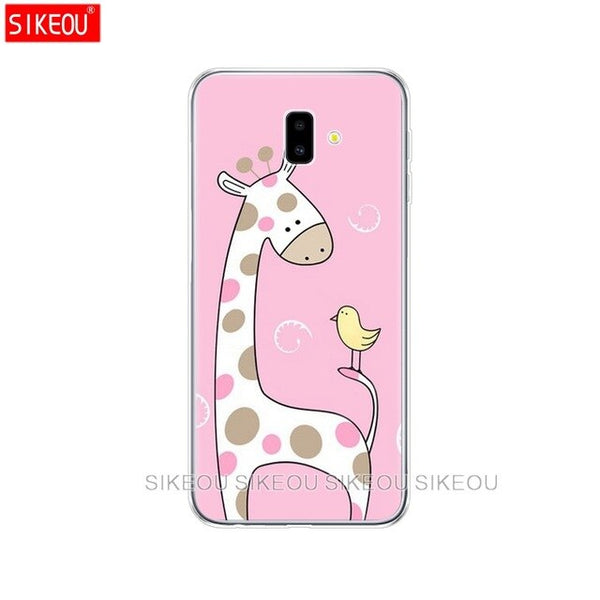 case for samsung galaxy j6 2018 case eu j600 soft Silicon phone back for samsung galaxy j6plus 2018 j6+ j 6 plus j610 case