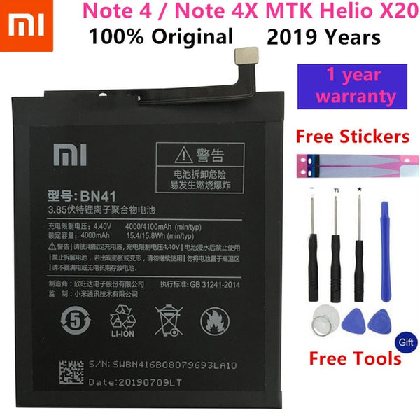 Original Xiao Mi Replacement Phone Battery For Xiaomi Redmi 3 3S 3X 4X 4A 3 pro 5 Plus Note 3 4 4X 5 5A Pro Mi5 Mi 5X Batteries