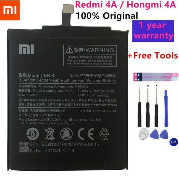 Original Xiao Mi Replacement Phone Battery For Xiaomi Redmi 3 3S 3X 4X 4A 3 pro 5 Plus Note 3 4 4X 5 5A Pro Mi5 Mi 5X Batteries