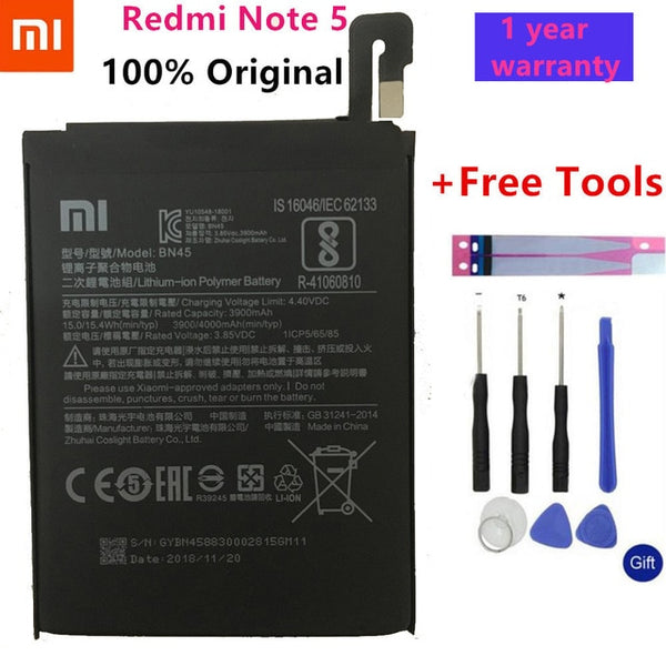 Original Xiao Mi Replacement Phone Battery For Xiaomi Redmi 3 3S 3X 4X 4A 3 pro 5 Plus Note 3 4 4X 5 5A Pro Mi5 Mi 5X Batteries