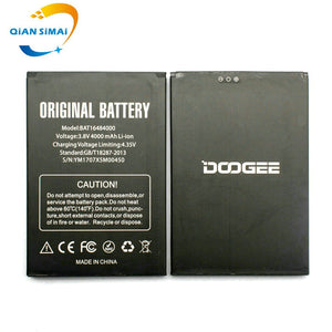 New BAT16484000 4000mAh Battery Replacement For DOOGEE X5 MAX X5MAX Mobile Phone + Tracking Code