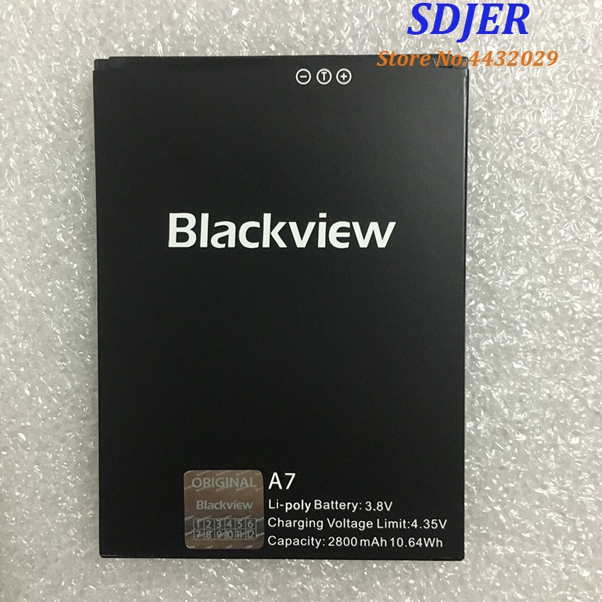 100% New Blackview A7 Battery 2800mAh Back Up Battery Replacement For Blackview A7 Dual Smart Phone