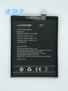 Umi Z2 Battery UMIDIGI Z2 High Quality Original Large Capacity 3850MAh Back Up For UMI Z2 Smart Phone Battery Replacement