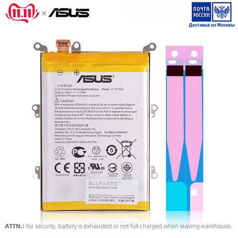 Original 3000mAh C11P1424 Battery for ASUS ZenFone 2 ZE550ML ZE551ML Z00AD Z00ADB Z00A Z008D Phone Battery with Free Tools