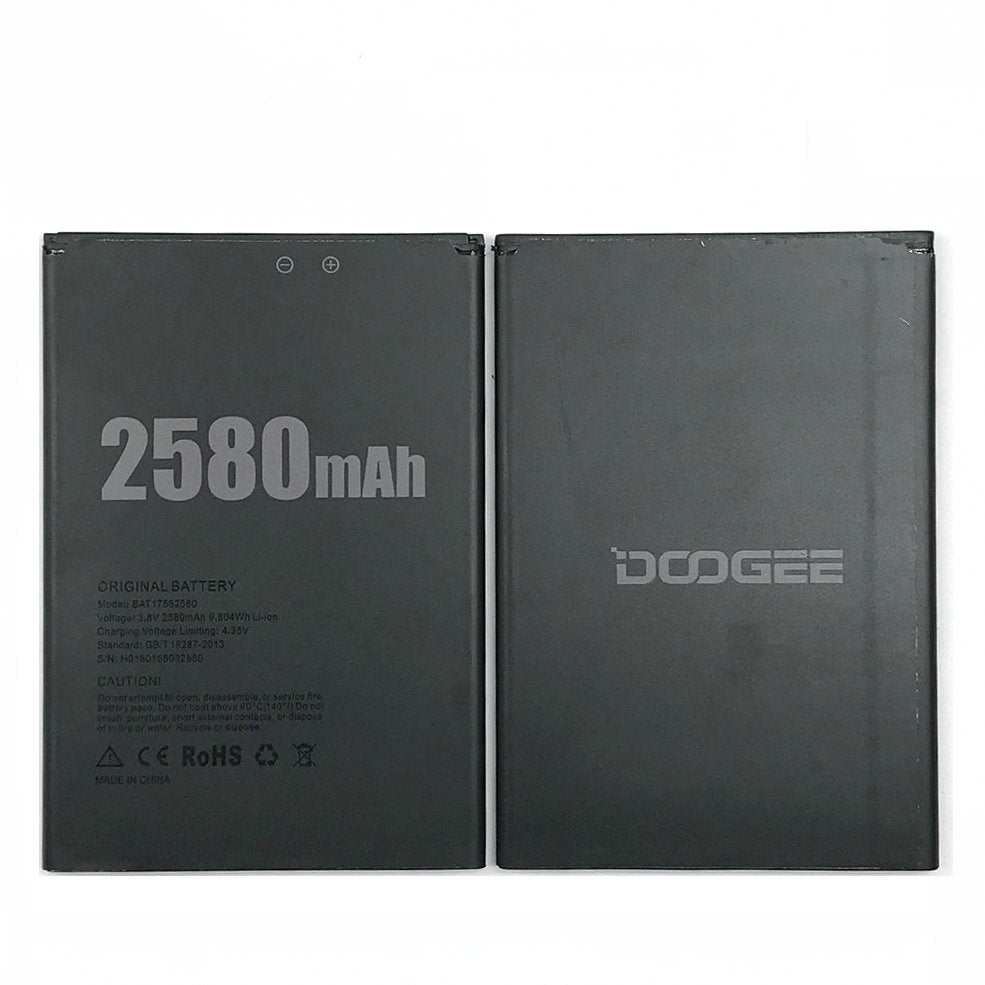 100% New DOOGEE X20 Battery 2580mAh New Replacement BAT17582580 battery For DOOGEE X20 X20L Phone + Track Code