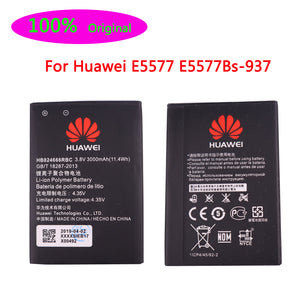 100% Original HB824666RBC Battery For Huawei E5577 E5577Bs-937 Replacement Batteria Real Capacity Phone 3000mAh Battery