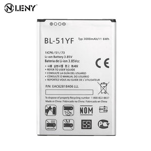 3000mAh Battery For LG G4 H818 H815 H819 H810 BL-51YF Rechargeable Li-ion Internal Battery Mobile Phone Battery for LG G4