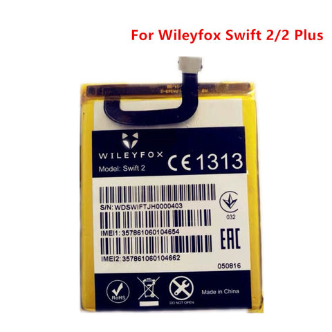 Mobile phone battery Wileyfox Swift 2 /2 Plus battery 2700mAh Original battery Mobile Wileyfox Swift 2 /2 Plus Phone battery