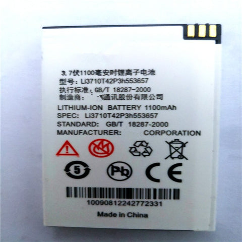 Li3710T42P3h553657 high quality cell phone battery  for ZTE s302  with phone stander for gift