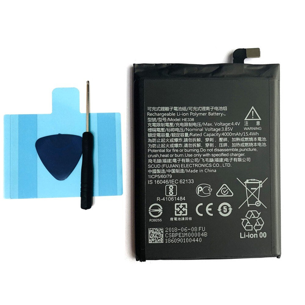 HE338 4000mAh Phone Battery For Nokia 2 Battery Replacement High Quality