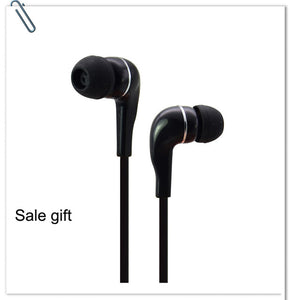 3.5mm Stereo Music In-ear Headphones Portable Noise Cancelling Earphone Wired In-Ear Headset with Microphone for Samsung S6