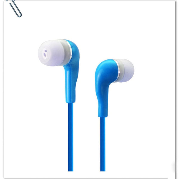 3.5mm Stereo Music In-ear Headphones Portable Noise Cancelling Earphone Wired In-Ear Headset with Microphone for Samsung S6