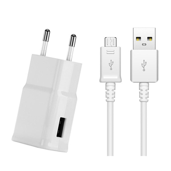 Kit Micro USB Cable + EU/US Travel USB Charger For Samsung S4 S6 S7 Edge Galaxy Note 2 4 C5 Android Phone Charging Cable Charger