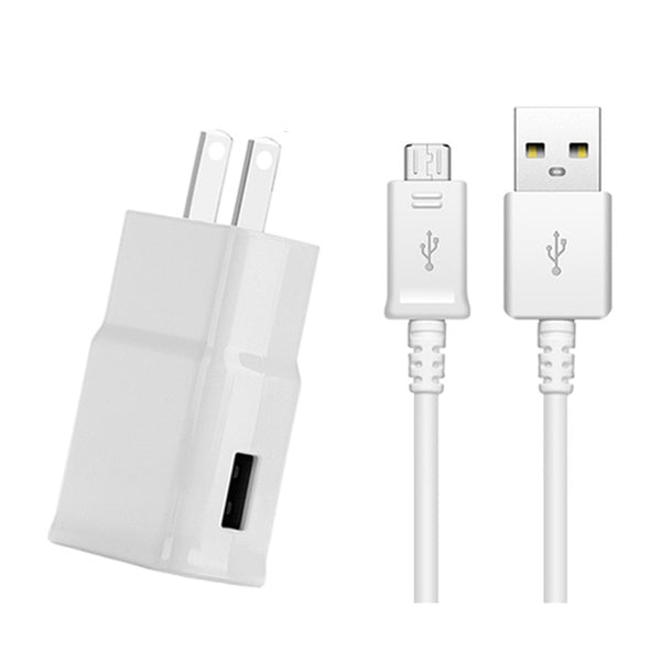 Kit Micro USB Cable + EU/US Travel USB Charger For Samsung S4 S6 S7 Edge Galaxy Note 2 4 C5 Android Phone Charging Cable Charger