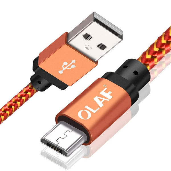 OLAF Micro USB Cable 1m 2m 3m Fast Charge USB Data Cable for Samsung S6 S7 Xiaomi 4X LG Tablet Android Mobile Phone USB Charging