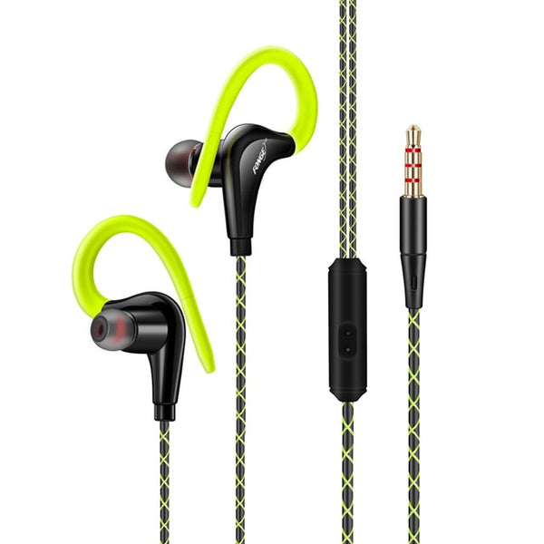 Earphones 3.5mm Sport Earphone Super Stereo Headsets Sweatproof Running Headset With Mic Ear Hook Headphone for Meizu Headphone