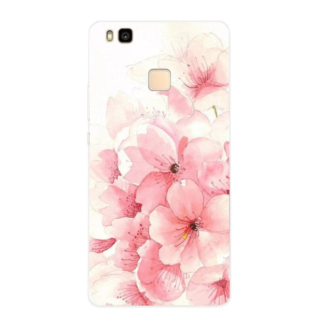 For funda Huawei P10 lite case Pink cover Huawei mate 10 lite case fashion for P10 P20 Lite P9 Lite mini soft tpu silicon case