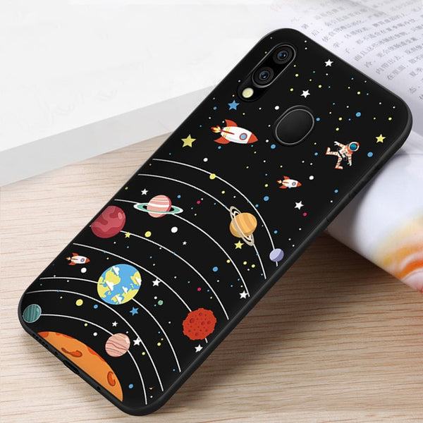 Cute Cartoon Stylish Phone Case For Samsung Galaxy S10 Plus S10e M10 M20 A8S A10 A20 A30 A40 A50 A70 Silicone Back Cover Capas