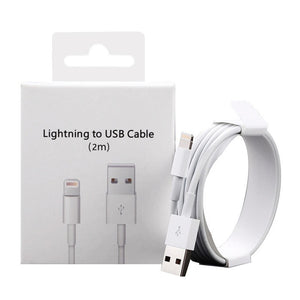 2m Original USB Data Charging Cable For iPhone 5 5S 6 6S 7 8 Plus X XS Max XR Fast Charger Phone Cables for iPad mini 2 3 Air 2