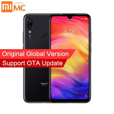 Global Version Xiaomi Redmi Note 7 3GB 32GB Mobile Phones Snapdragon 660 48MP+13MP Dual Camera 6.3'' Full Screen 4000mAh CE FCC